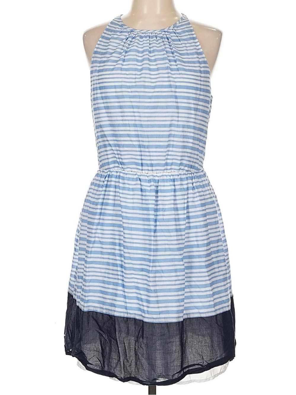 Old Navy Blue and White Striped Dress